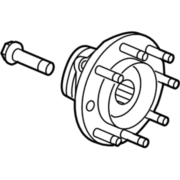 GMC 20980075 Hub & Bearing