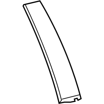 GM 84263149 Applique Assembly, Rear Side Door Window Frame Rear