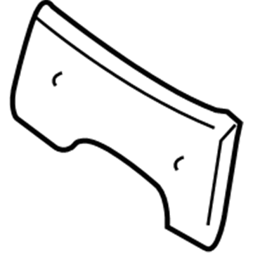 Pontiac 15253233 License Bracket