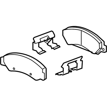 GM 25852957 Pad Kit,Front Disc Brake