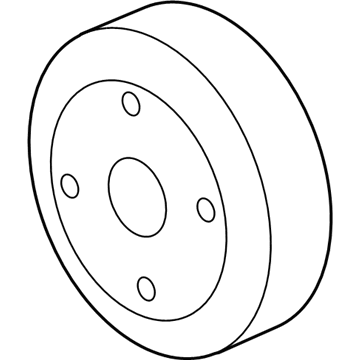 Chevy 12577763 Pulley