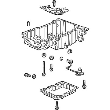 Cadillac 12689938 Oil Pan