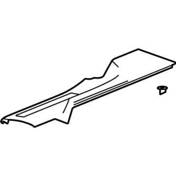 GM 84546576 Molding Assembly, Rear S/D Sill Garn *Fawn