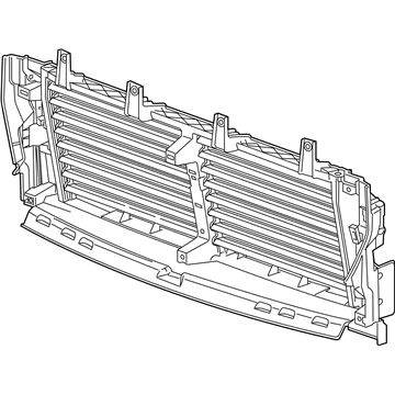 GMC 84652495 Radiator Shutter Assembly