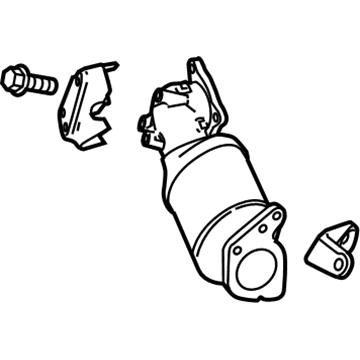 GM 12657321 Warm Up 3Way Catalytic Convertor Assembly