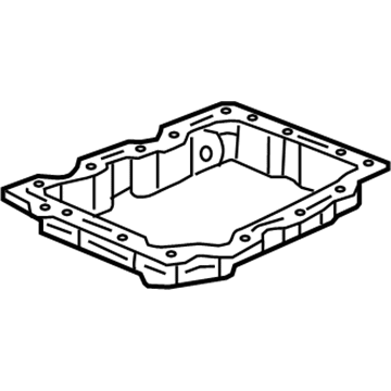 GMC 12676340 Lower Oil Pan