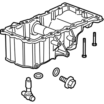 Cadillac 12612258 Oil Pan