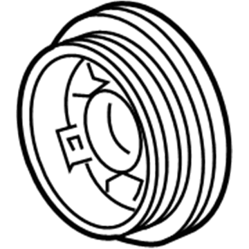 Cadillac 12584576 Crank Pulley