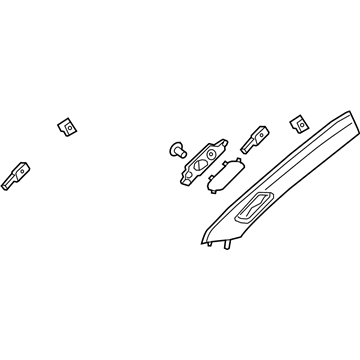 GM 84477087 Molding Assembly, W/S Garn *Maple Sugar