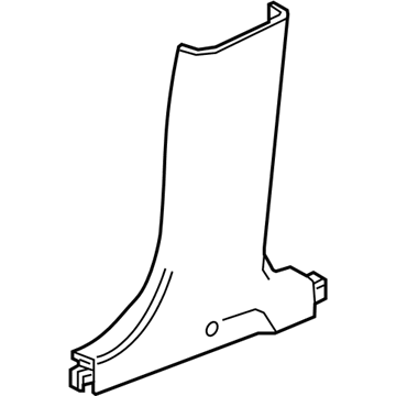 Cadillac 84072145 Lower Center Pillar Trim