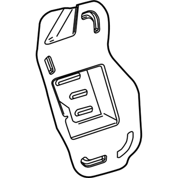 GM 20822831 Deflector Assembly, Front Side Door Water