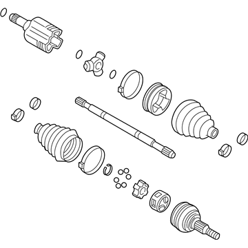 Pontiac 19256587 Axle Assembly