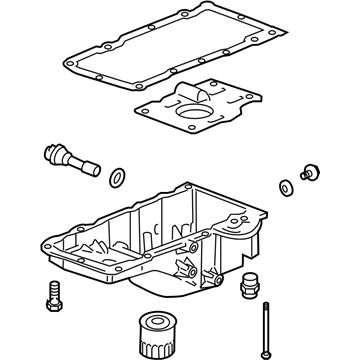 Cadillac 12631828 Oil Pan