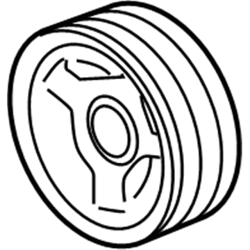 Cadillac 12674581 Crank Pulley