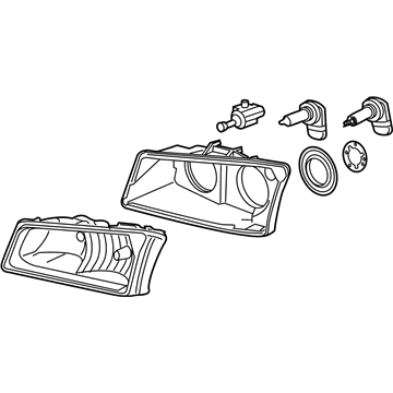 Chevy 10396912 Headlamp Assembly