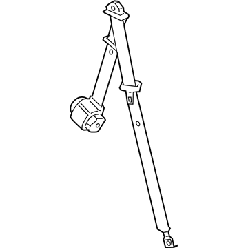 Chevy 19260313 Belt & Retractor