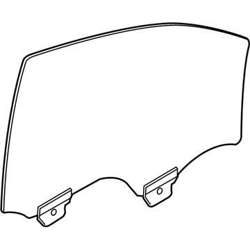 GMC 84398671 Door Glass