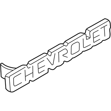 Chevy 15126056 Nameplate