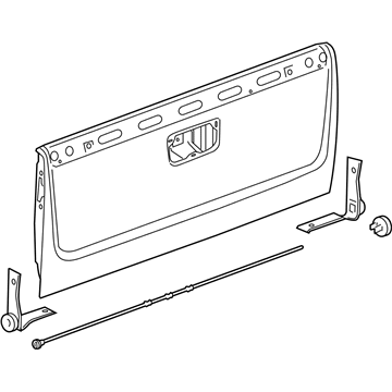 GMC 20885079 Tail Gate