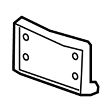 Saturn 10364870 License Bracket