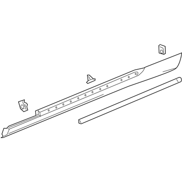 Chevy 92245274 Rocker Molding