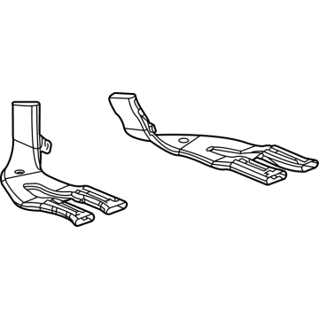 GM 84199485 Duct, Flr Rr Air Otlt