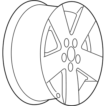 Saturn 9595925 Wheel, Alloy