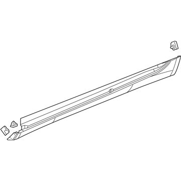 GM 84077219 Molding Assembly, Rocker Panel *Service Primer