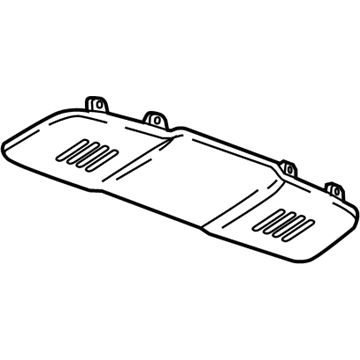 GM 23127553 Plate Assembly, Sun Roof Actuator Trim *Neutral