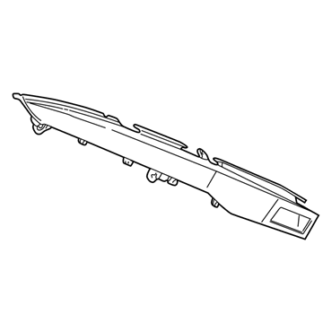 GMC 84932588 Defroster Nozzle