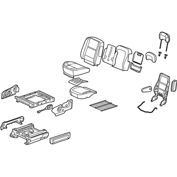 Saturn 25781367 Seat Assembly