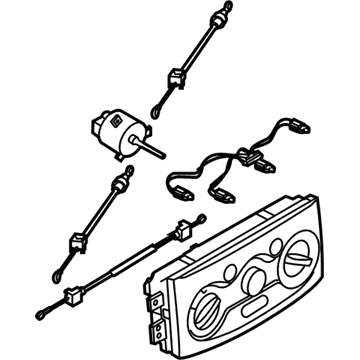 Chevy Aveo Blower Control Switches - 96539551