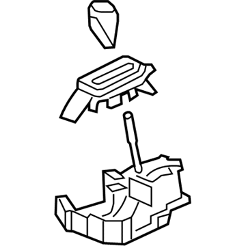 GM 25983143 Control Assembly, Automatic Transmission (W/ Automatic Transmission Control Indicator) *Ebn/Gnmtl/Eb