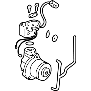 2002 Cadillac DeVille Air Suspension Compressor - 12494809