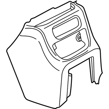 GM 15067338 Extension Assembly, Front Floor Console R