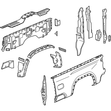 GM 85143940 Panel Assembly, Pubx Otr Si