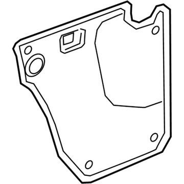 Cadillac 23274421 Water Deflector