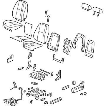 Chevy 15904248 Seat Assembly