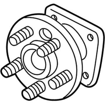 Oldsmobile 12413003 Hub & Bearing