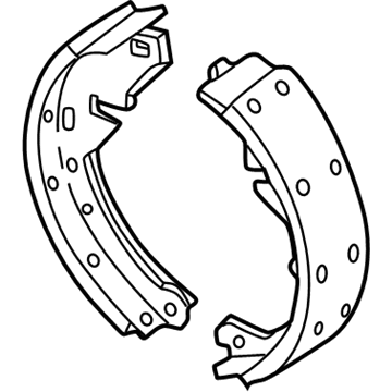 2005 Chevy Classic Parking Brake Shoe - 19152644