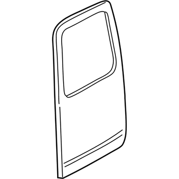 GM 22939492 Door Assembly, Rear (Rh) (A12/A18)