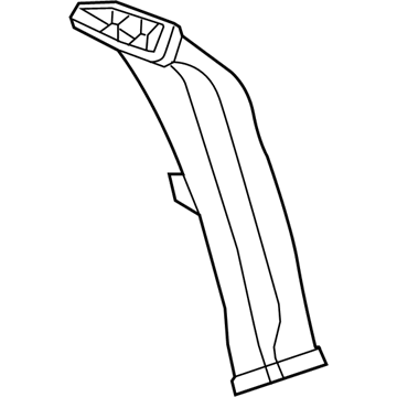 Chevy 25897953 Rear Duct