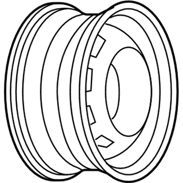 Chevy 9592791 Wheel, Steel