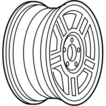 Chevy 12368867 Wheel, Alloy