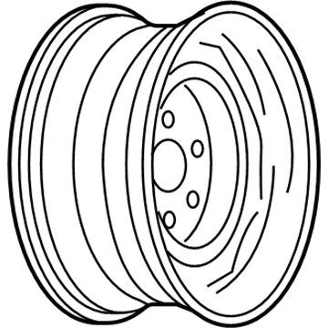 GMC 9591886 Wheel, Steel