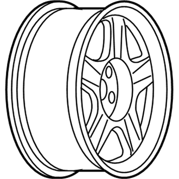 Chevy 15093536 Wheel, Alloy