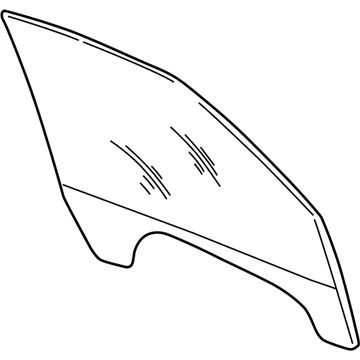 GMC 15891714 Door Glass