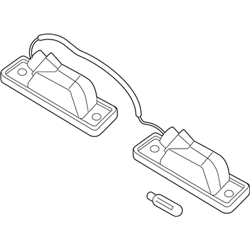 Chevy 95387158 License Lamp