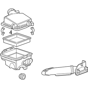 Cadillac 20871246 Air Cleaner Assembly