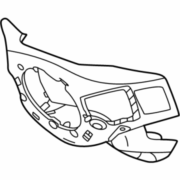 Chevy 87840628 Rear Shroud